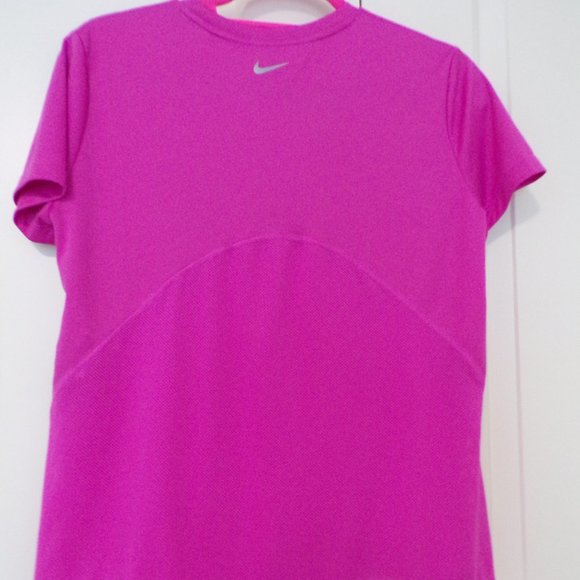 Nike Dri-Fit Running Shirt Asymmetric Hem M/L - Picture 2 of 4